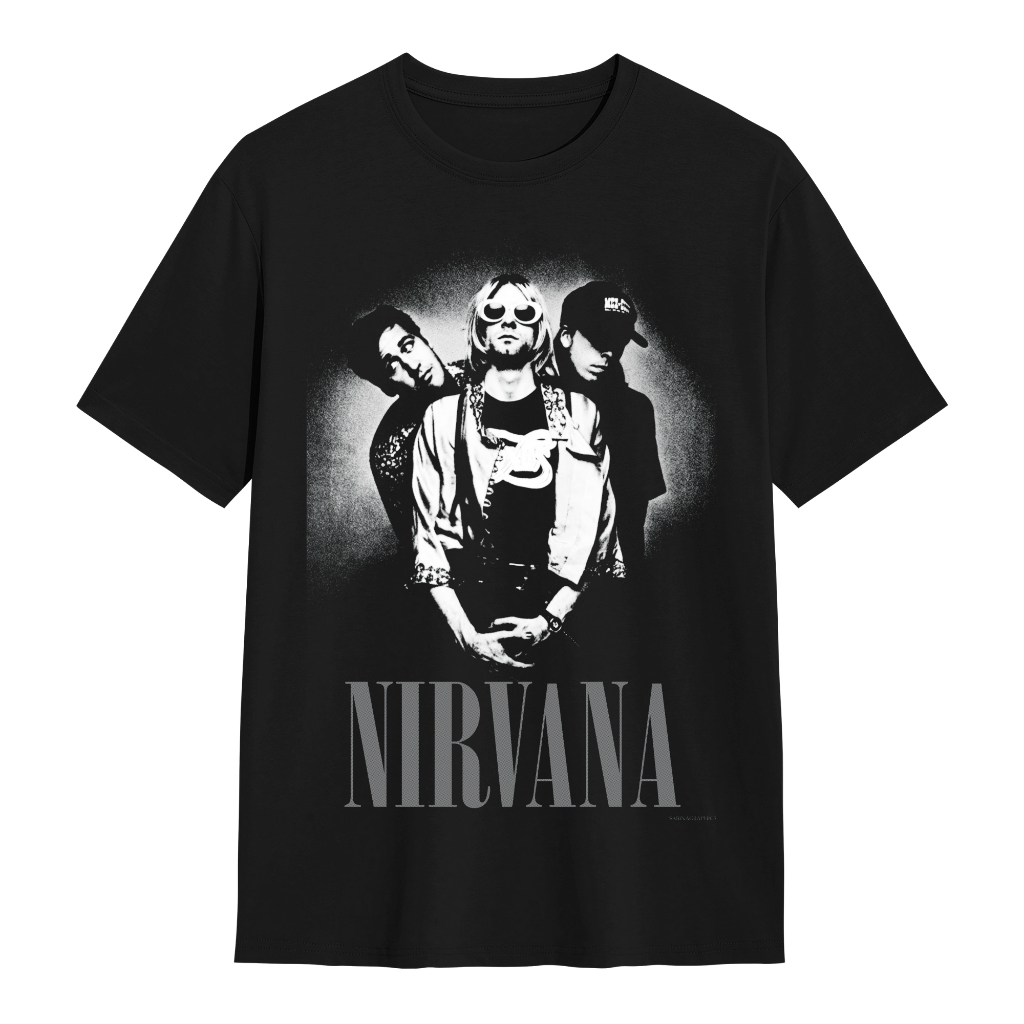 เสื้อยืด Vizte Nirvana Band เสื้อยืด NIRVANA1