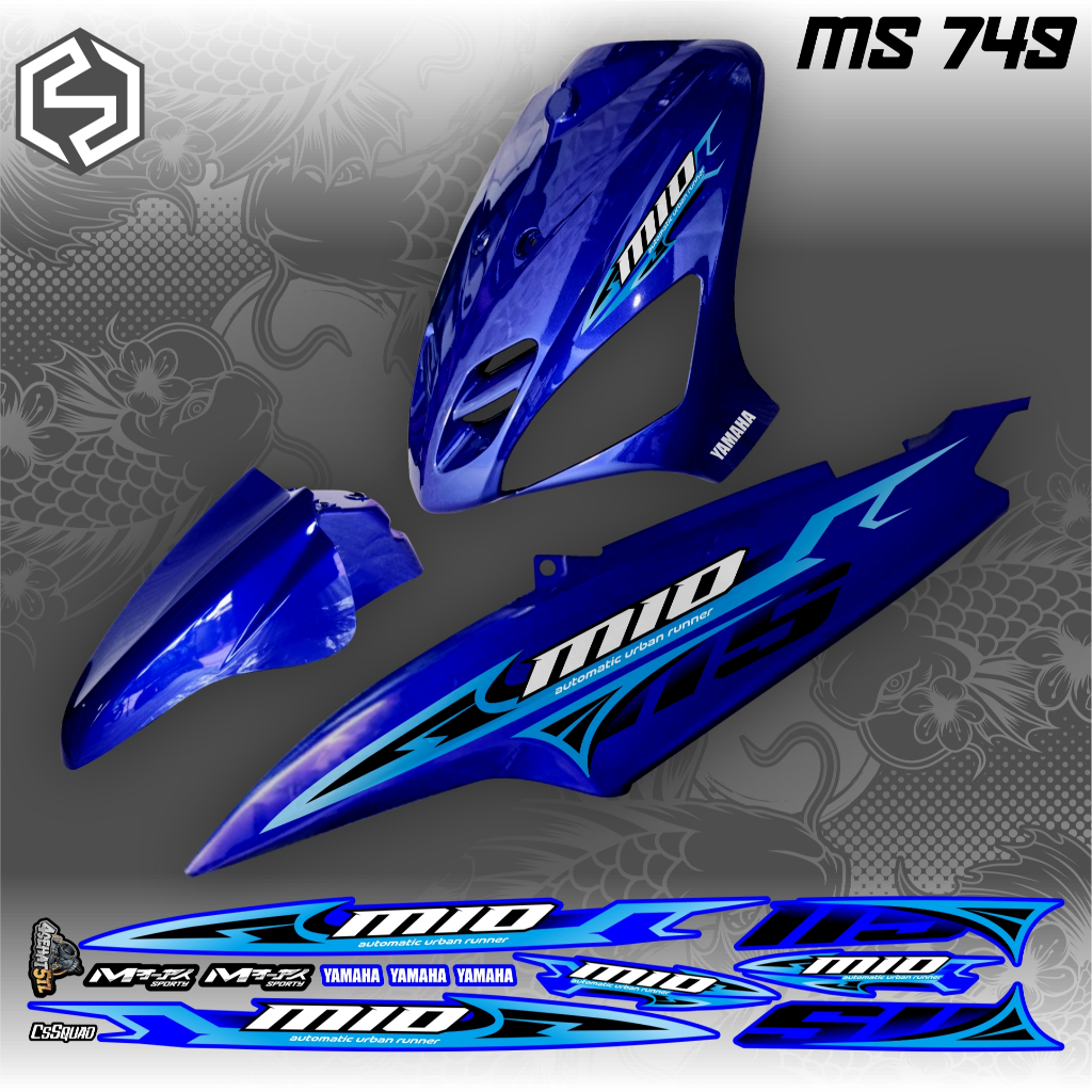STRIPING MIO SPORTY mio smile graphic variation thailand MS 749 / MS 757