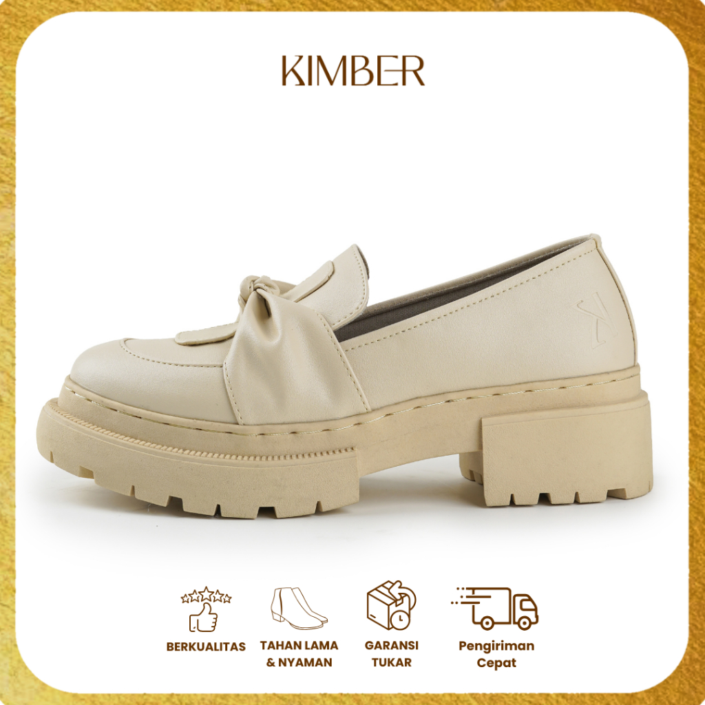 สินค้าใหม่ Kimber Sophia รองเท้าโลฟเฟอร์ผู้หญิงมีส้น 6 ซม. มีสไตล์และสบาย!