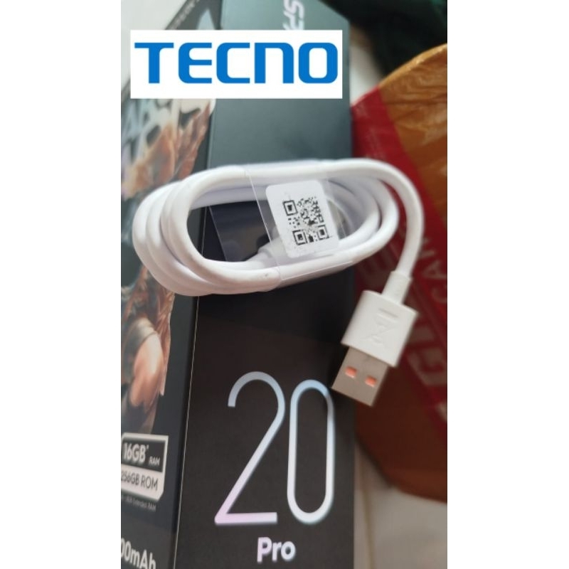 สายชาร์จเร็ว Techno Spark Type c ของแท้