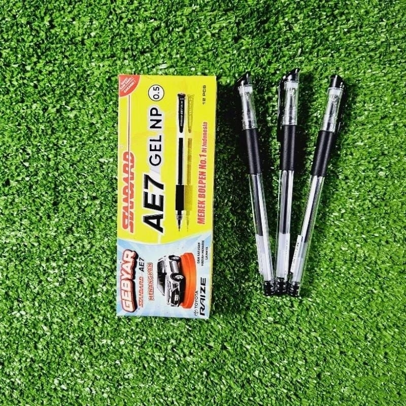 ปากกาเจลมาตรฐาน 12 ชิ้น - AE7 Gel Pens NP 0.5 Pens / Ballpoint / Pens