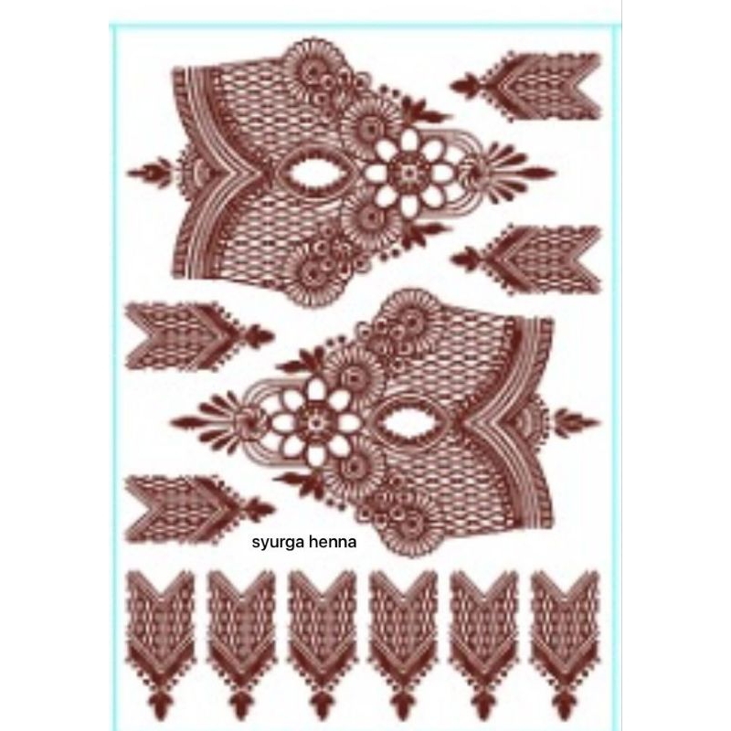 คู่ล่าสุด White/Maroon Instant Henna 2025