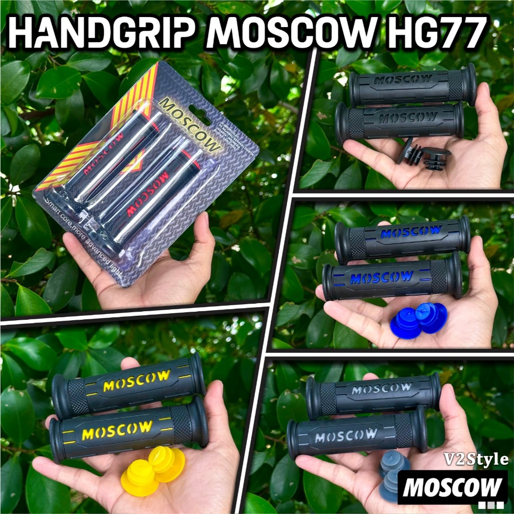 ปลอกแฮนด์ Handfat Handle Grip Hand Grip HG77 ยาง RCB HAND GRIP HG 77 HANFAT รุ่น RCB ORIGINAL MOSCOW