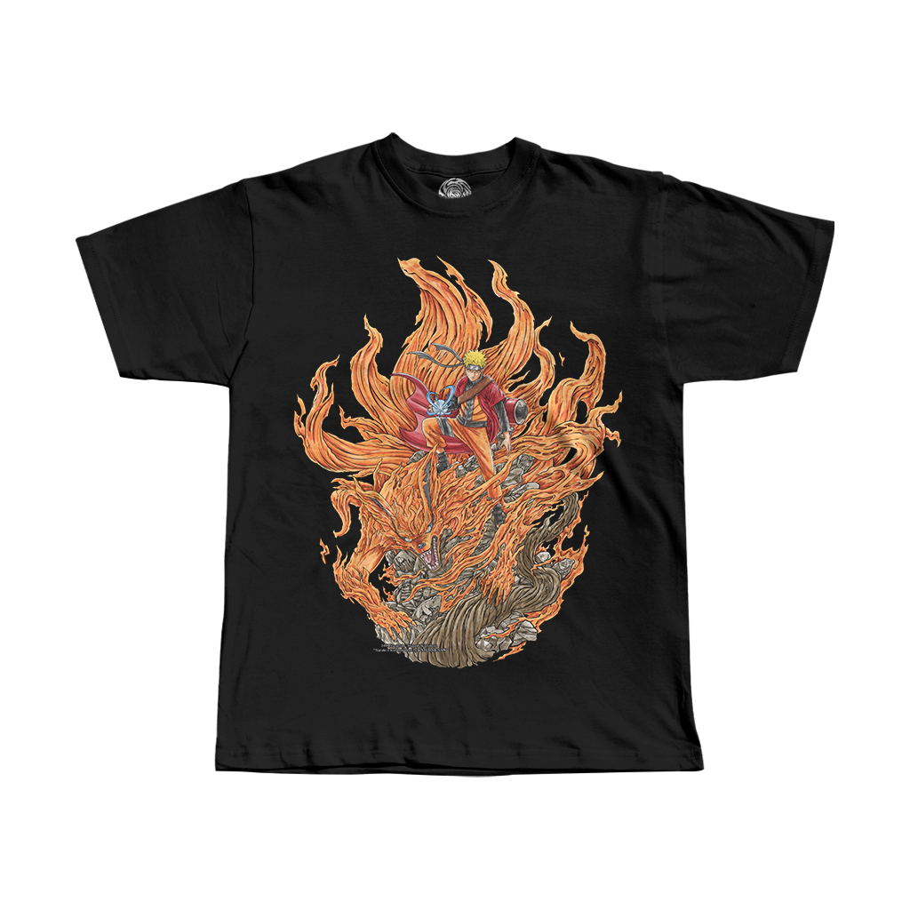 เสื้อยืด Naruto X Kurama Naruto Anime Distro - KM 012 IS NARUTO