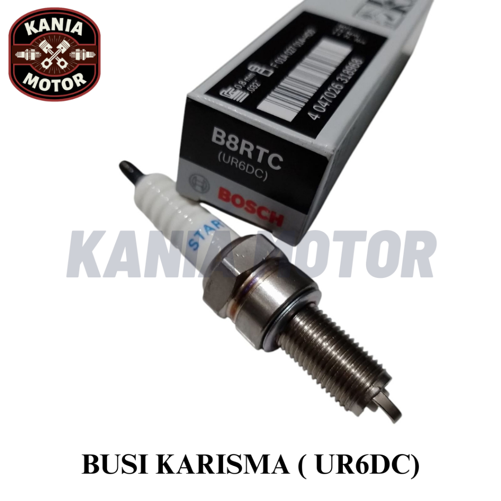 UR6DC SPARK PLUG KARISMA KIRANA BEAT SUPRA X 125 BLADE REVO BYSON BOSCH ยี่ห้อ