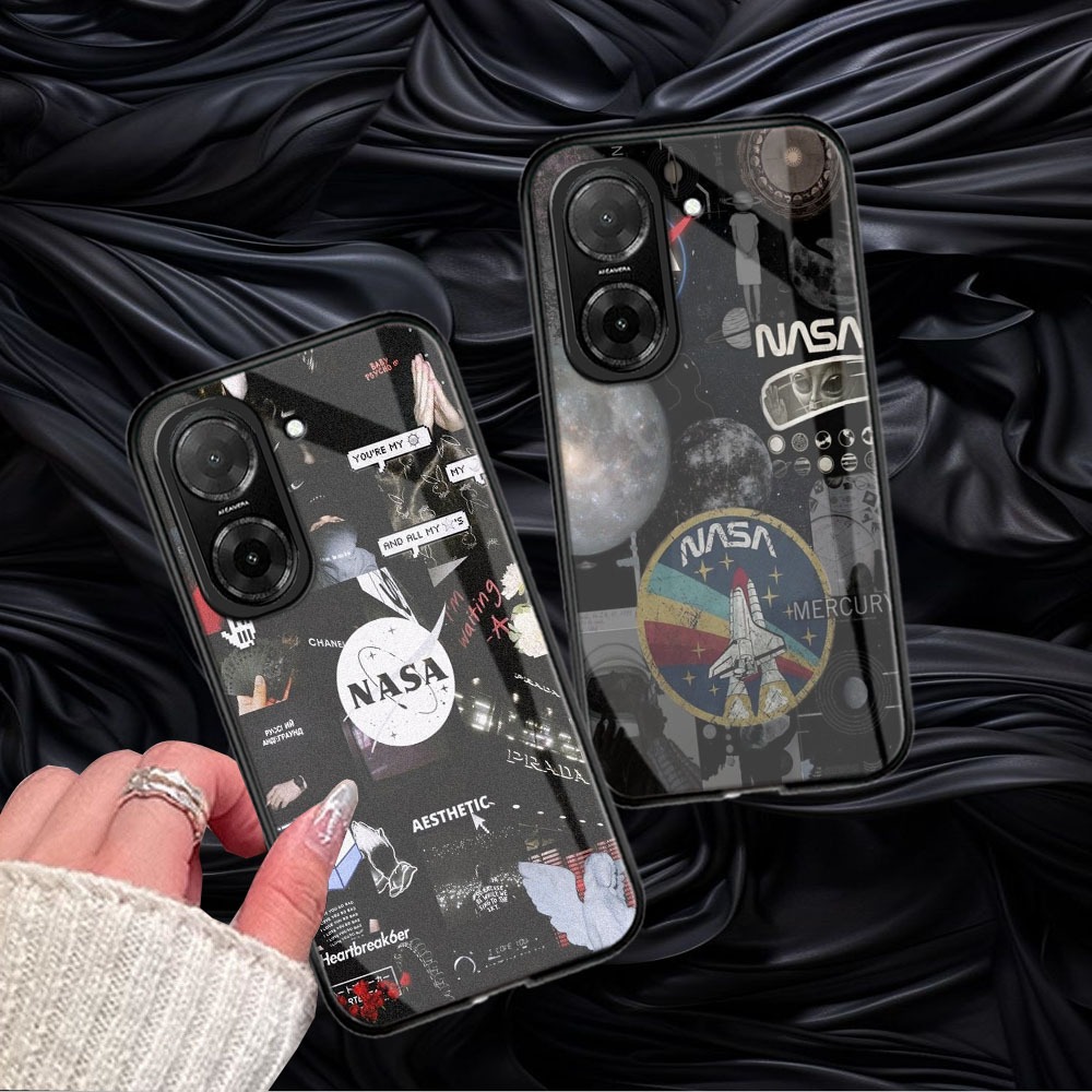 ล่าสุด Redmi A5 Glass Softcase 2025 - เคส Redmi A5 - เคส Redmi A5 HP - เคส Redmi A5 HP คลุมทั้งหมด ต
