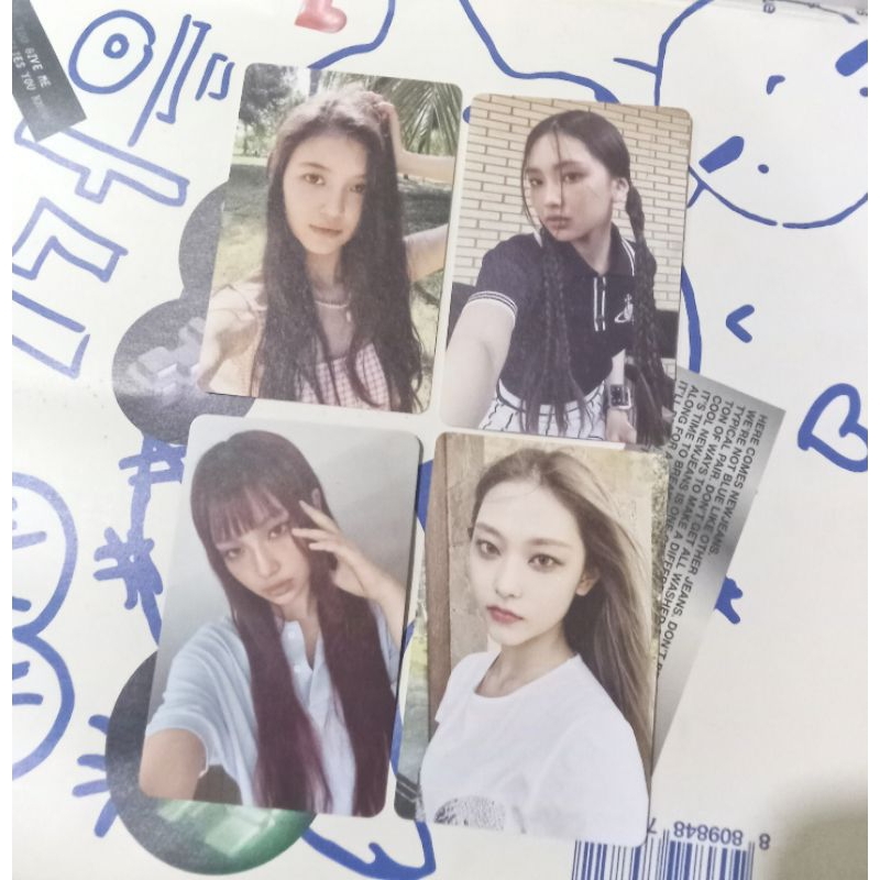 (READY READ DESCRIPTION) Photocard อย่างเป็นทางการกางเกงยีนส์ใหม่ NJZ Danielle Hyein Haerin Weavers 
