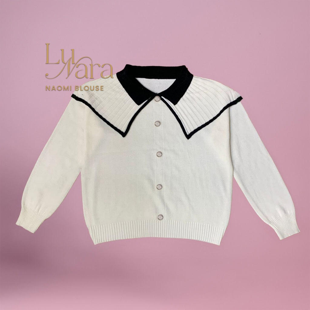 Naomi Blouse Knit - เสื้อถักผู้หญิง - Lunara