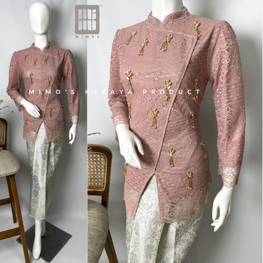Mimos Kebaya - kebaya แขนยาวทันสมัย - kebaya ที่สําเร็จการศึกษา - เพื่อนเจ้าสาวสมัยใหม่ kebaya