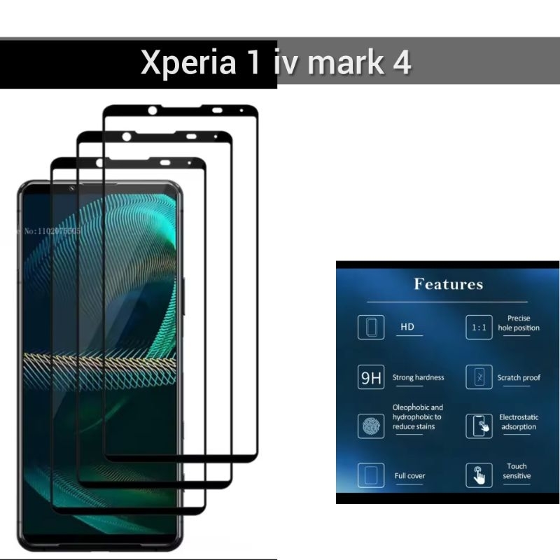 กระจกนิรภัย Sony Xperia 1 iv mark 4 ป้องกันรอยขีดข่วน Xperia 1iv 1IV 2.5D