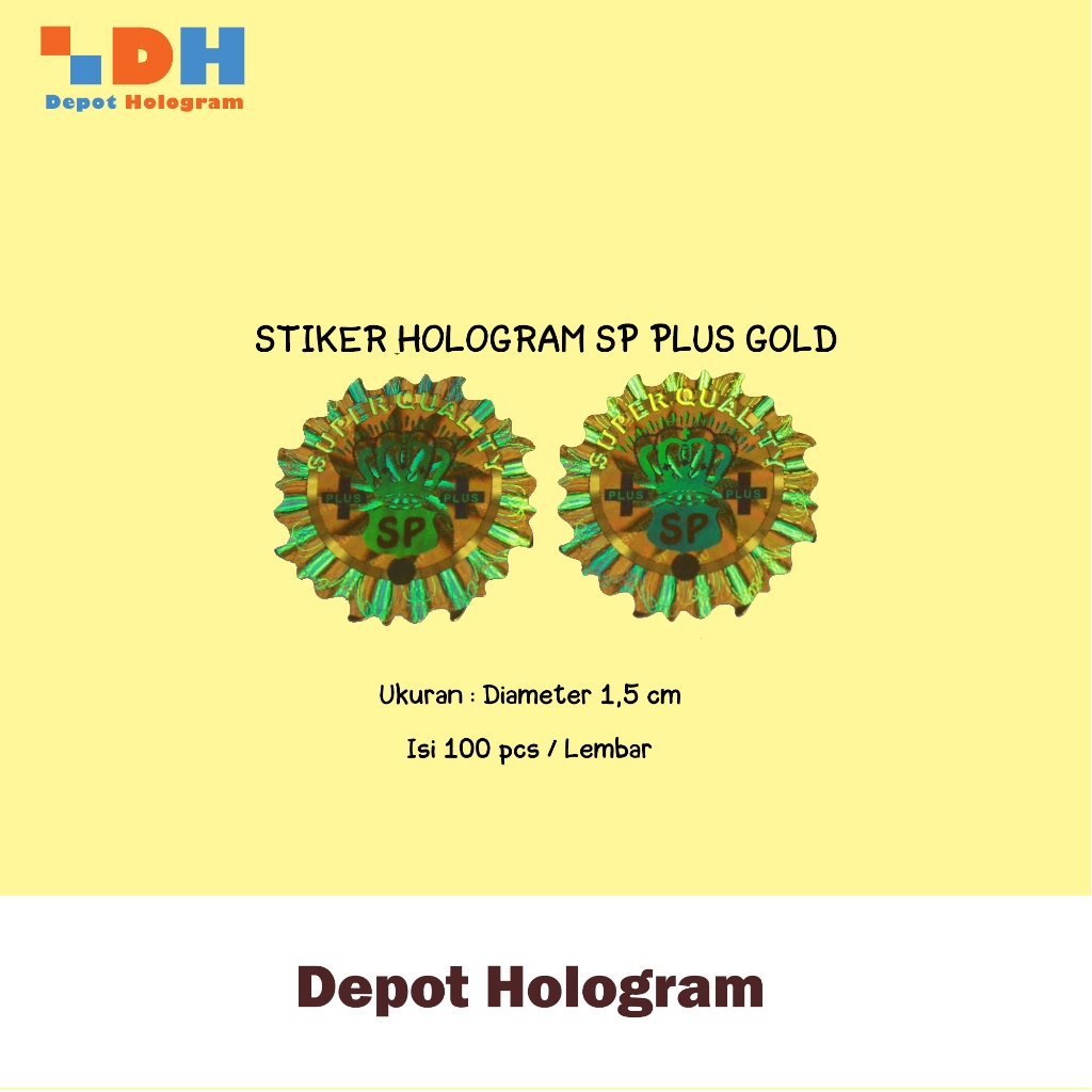 สติ๊กเกอร์โฮโลแกรม LBR SP Plus 20 ดวง ขนาด 1.5 ซม. - 20 LBR