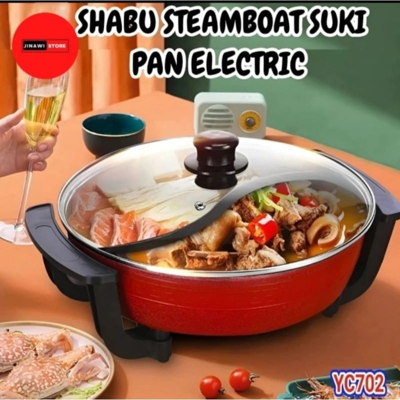 ELECTRIC STEAMBOAT PAN HOT POT SHABU ELECTRIC PAN