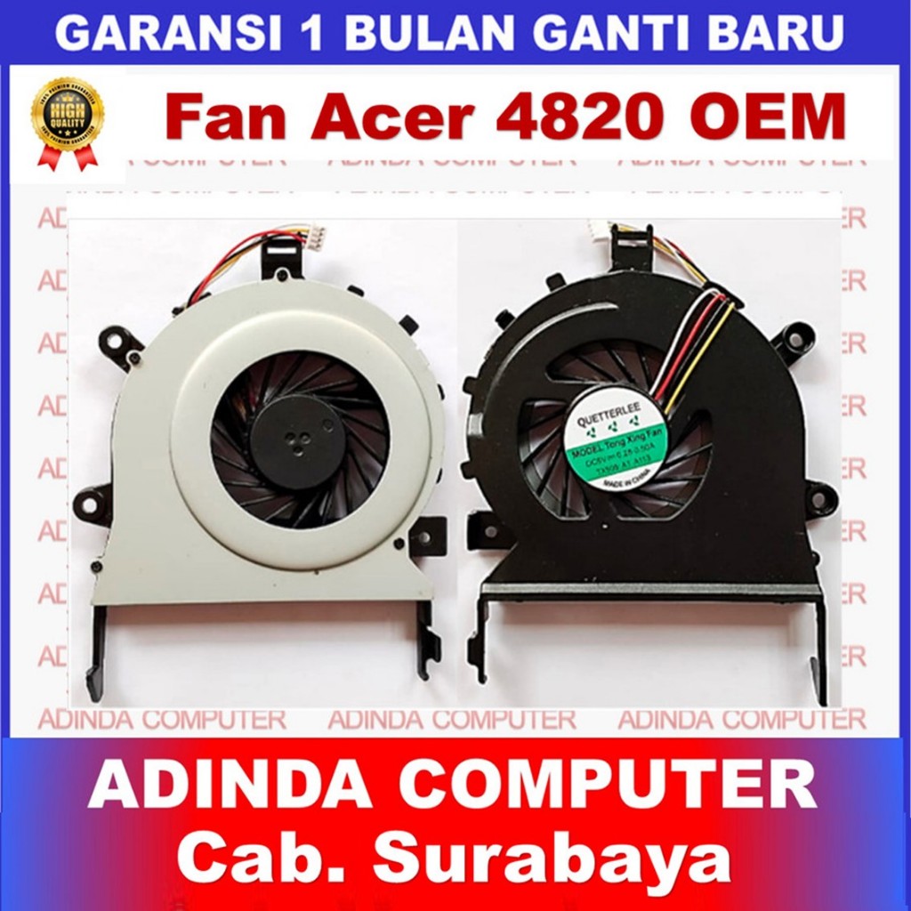Acer Aspire 4820 4820T 4553 4625G 4745 4745G 5745 5745G 582 พัดลมแล็ปท็อป