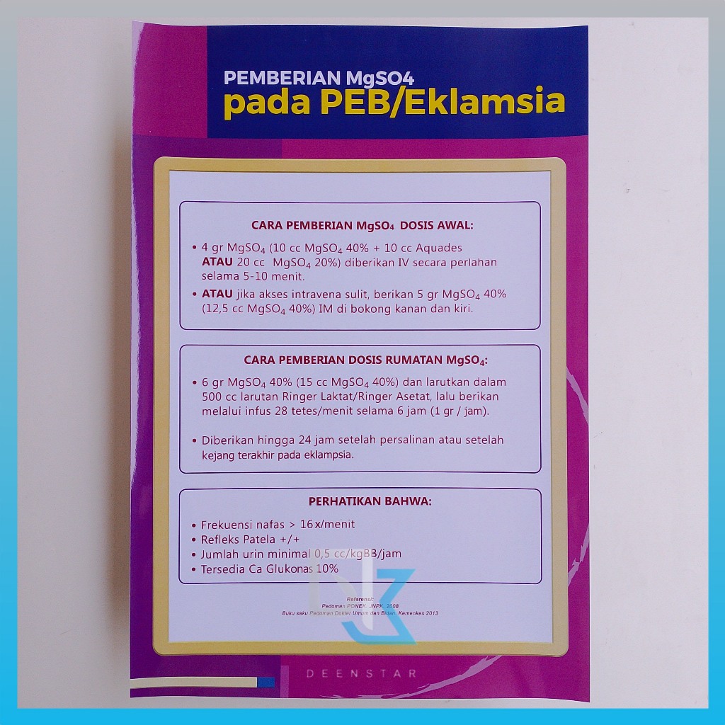 MgsO4 ใน PEB/Eclamsia, Midwifery, โปสเตอร์เพื่อสุขภาพ