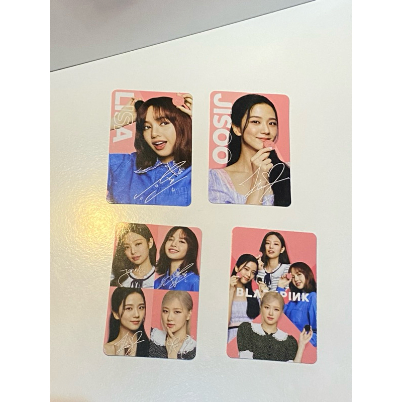 การ์ดรูปถ่าย x oreo Blackpink