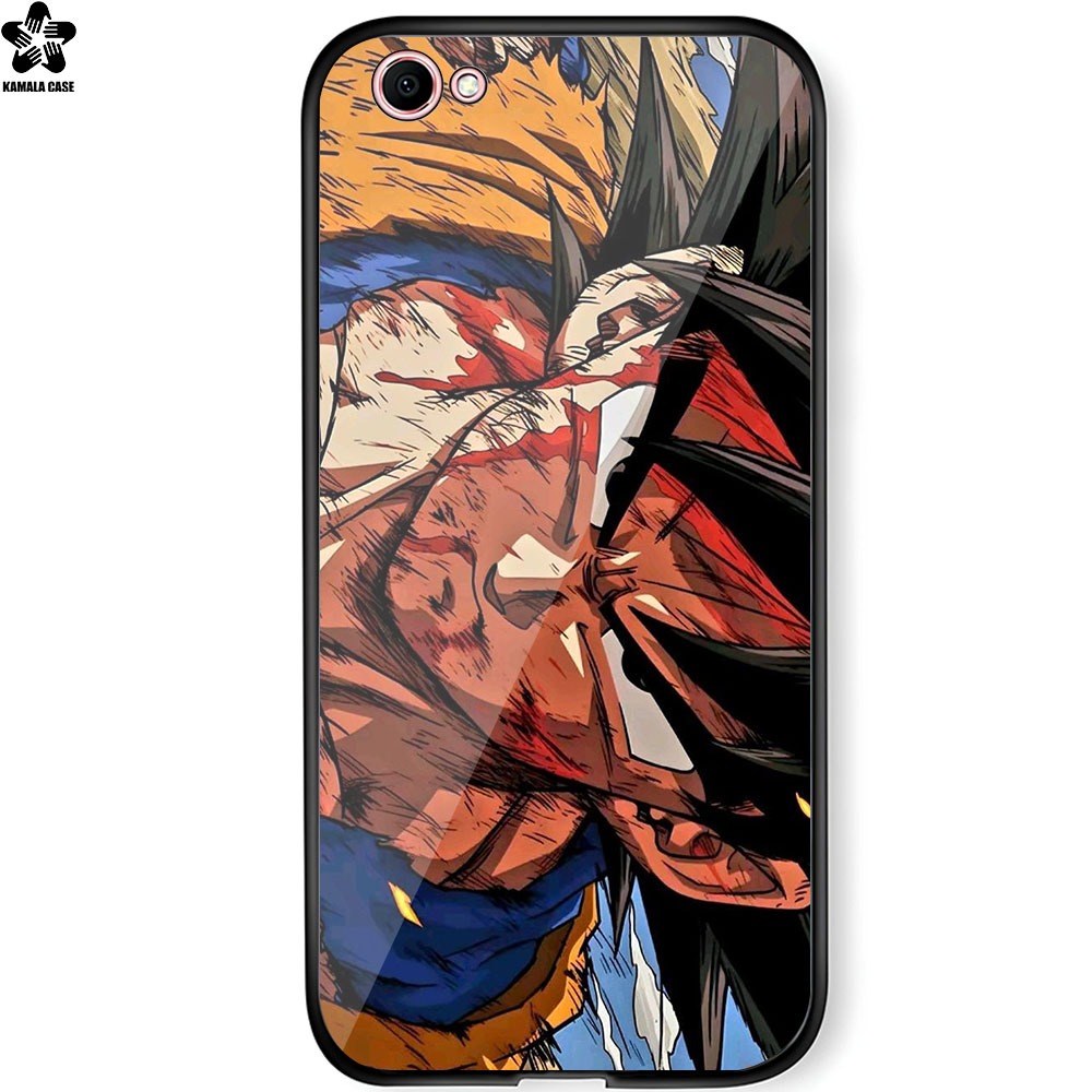 KAMALA CASE GLOSSY PREMIUM ANIME DRAGON BALL MOTIF สําหรับ TYPE VIVO V5 V5 LITE V5S Y66 Y67 Y65 - CO