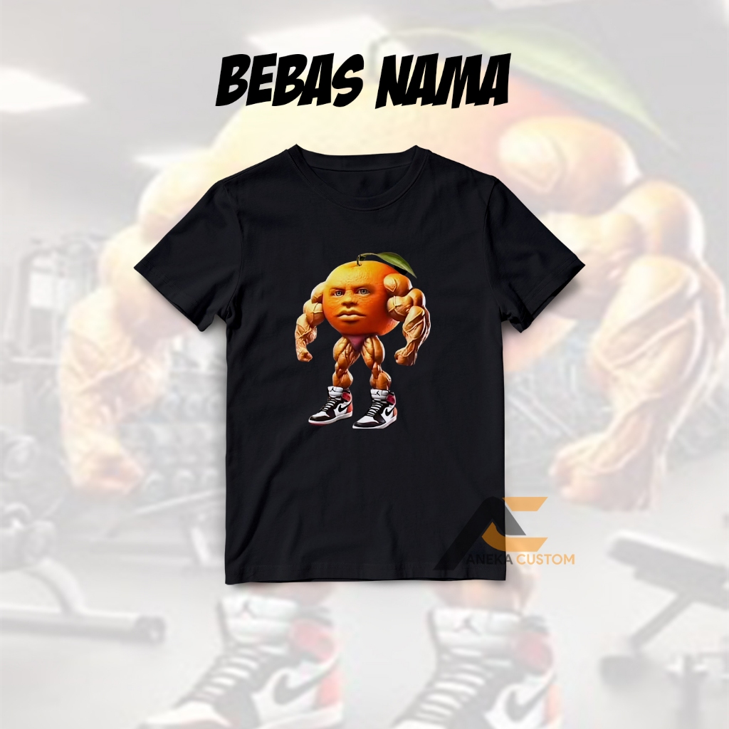 เสื้อยืด ANOMALI UDIN DIN DIN DUN CHILDRENS สามารถเพิ่ม NAMES / ANOMALI CHILDRENS เสื้อผ้าสีส้ม UDIN