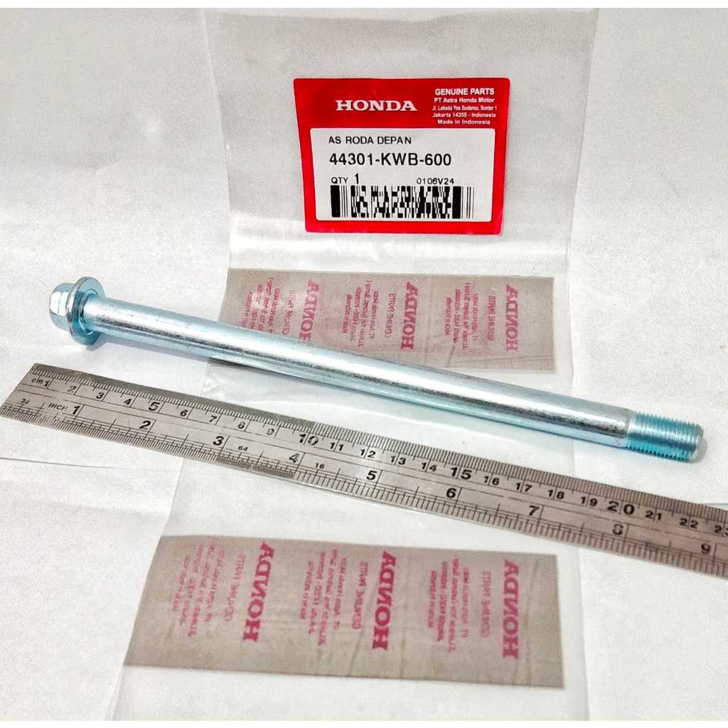 เพลาหน้า Revo Absolute Supra X Supra Fit Blade Axle FR ล้อ 44301-KWB-600