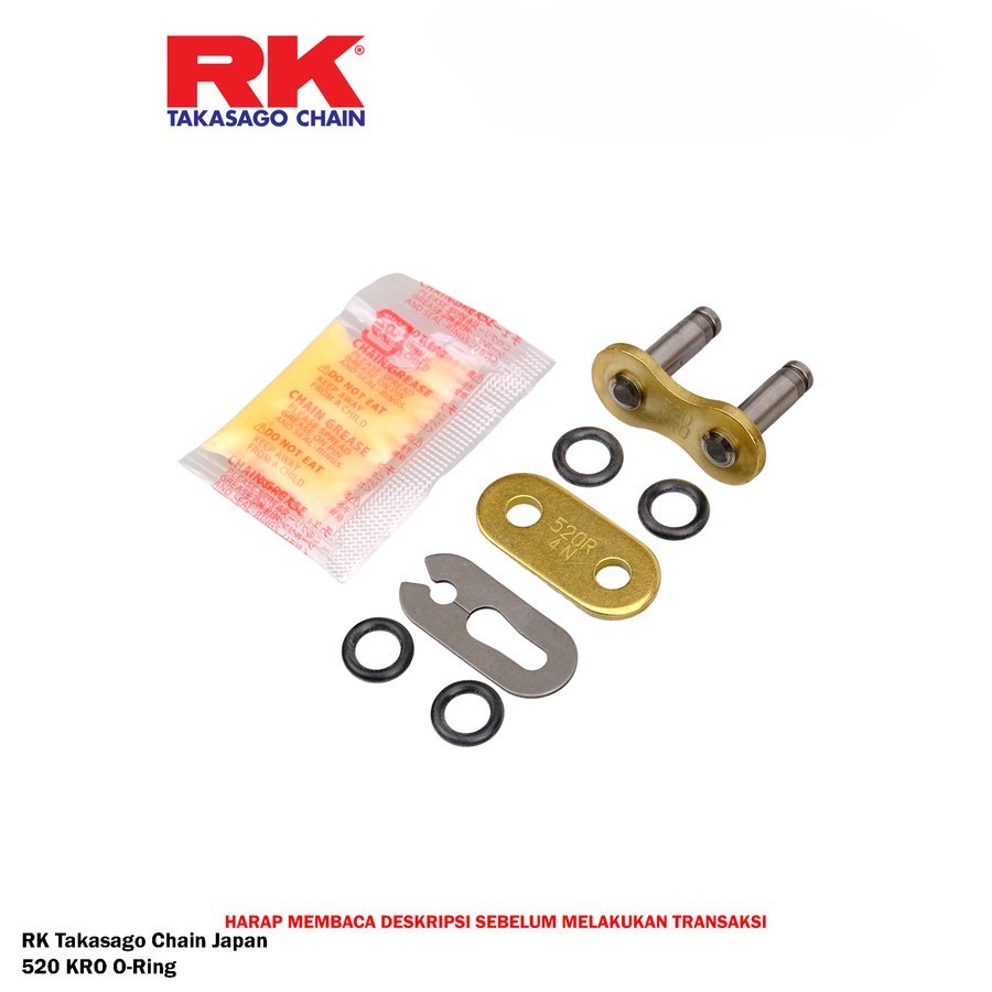 RK Chain KRO O-Ring 520 ลิงค์โซ่