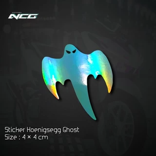 สติ๊กเกอร์ Ghost Koenigsegg สติ๊กเกอร์โลโก้รถผี