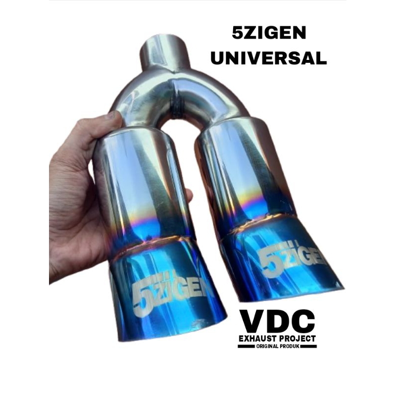 5ZIGEN BRANCH CAR EXHAUST SUITABLE FOR ALL KINDS OF CARS FULL BASS ADEM SOUND