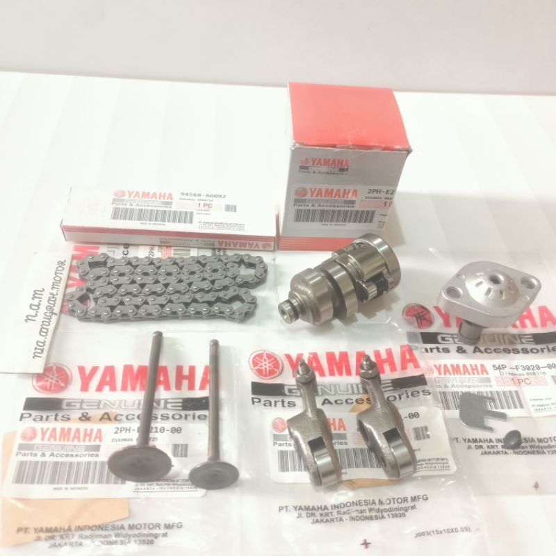 แพ็คเกจ 5 รายการ Camshaft Yamaha 2PH mio m3 frego 125 Mio z 125 X-Ride 125 foul GT 125