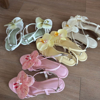 Pixfootwear Hazel Orchid Heel - Sepatu Hak Bunga Wanita