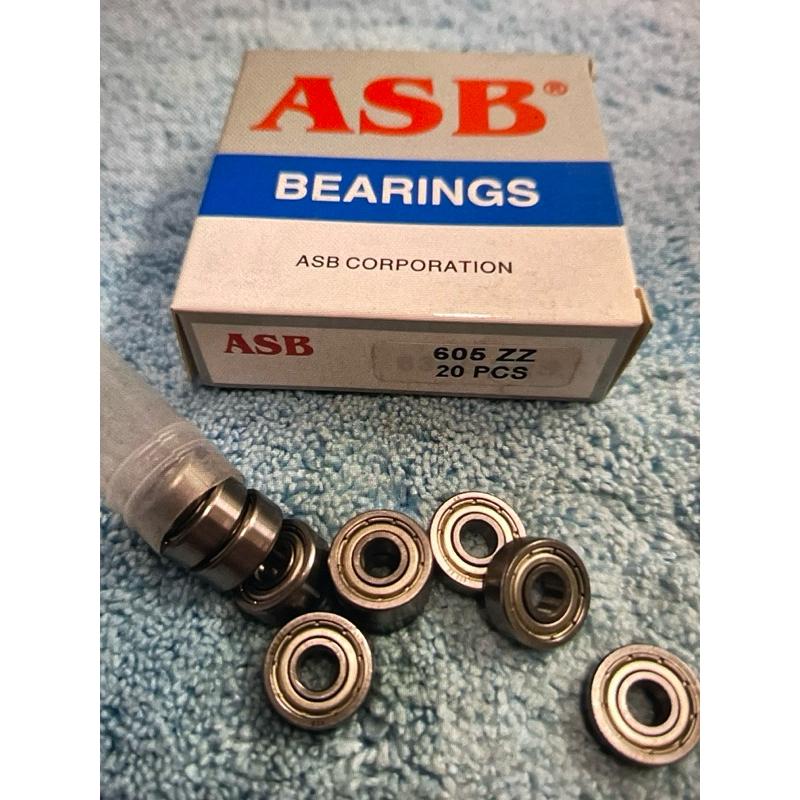 (10PC COTENTS) แบริ่งดั้งเดิม 605 ZZ ASB