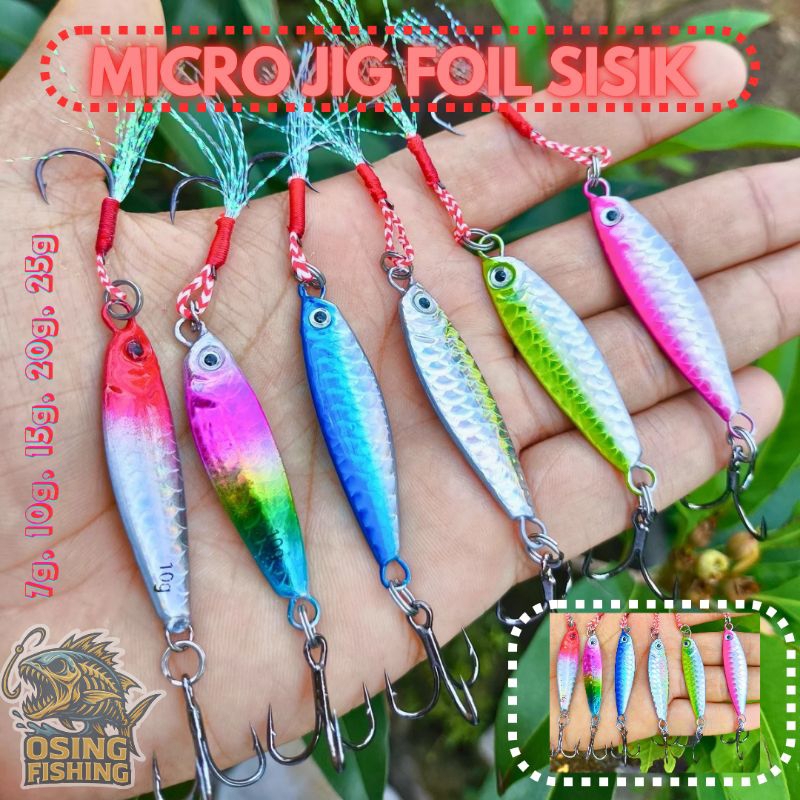 METAL JIG COMPLETE / FULLSET พร้อมใช้งาน Ultralight Casting Jigging JIG JIPPORO 7gram - 25gram
