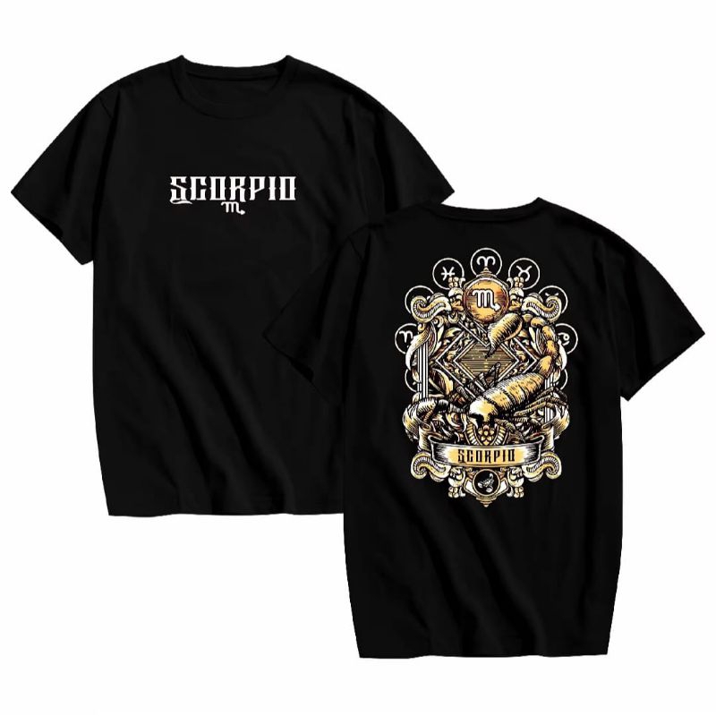 ZODIAC SCORPIO HOROSKOP PRIMBON TAROT เสื้อยืด