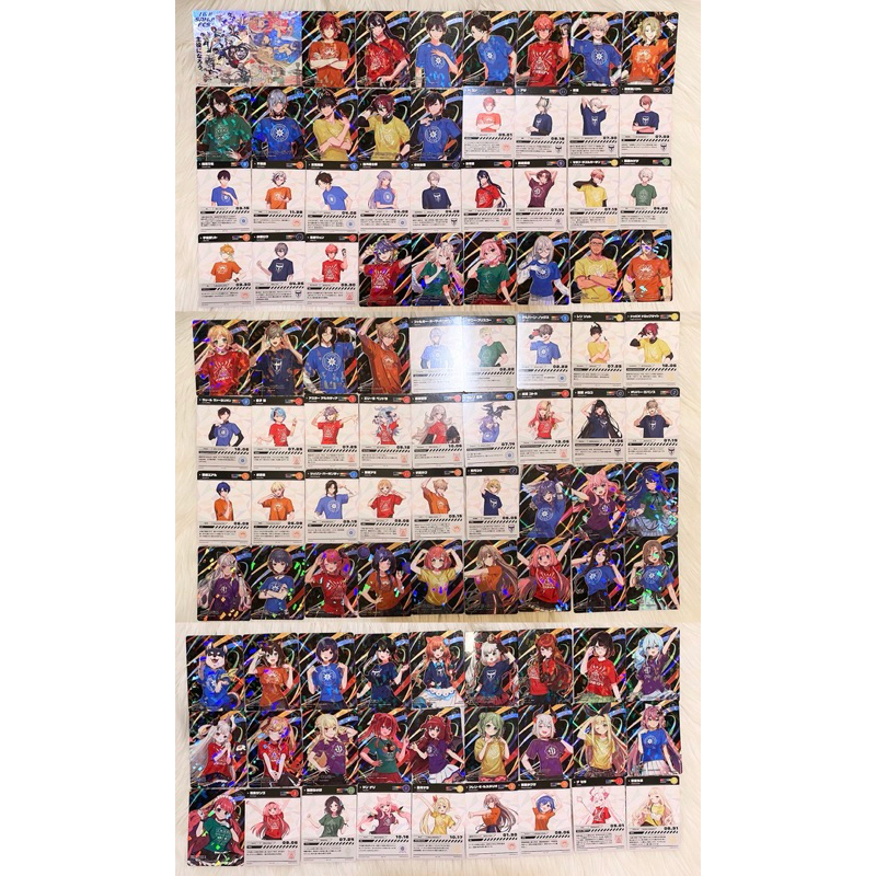 NIJISANJI FESTIVAL NIJIFES การ์ดโฮโลแกรม VirtuaReal KR, JP & EN