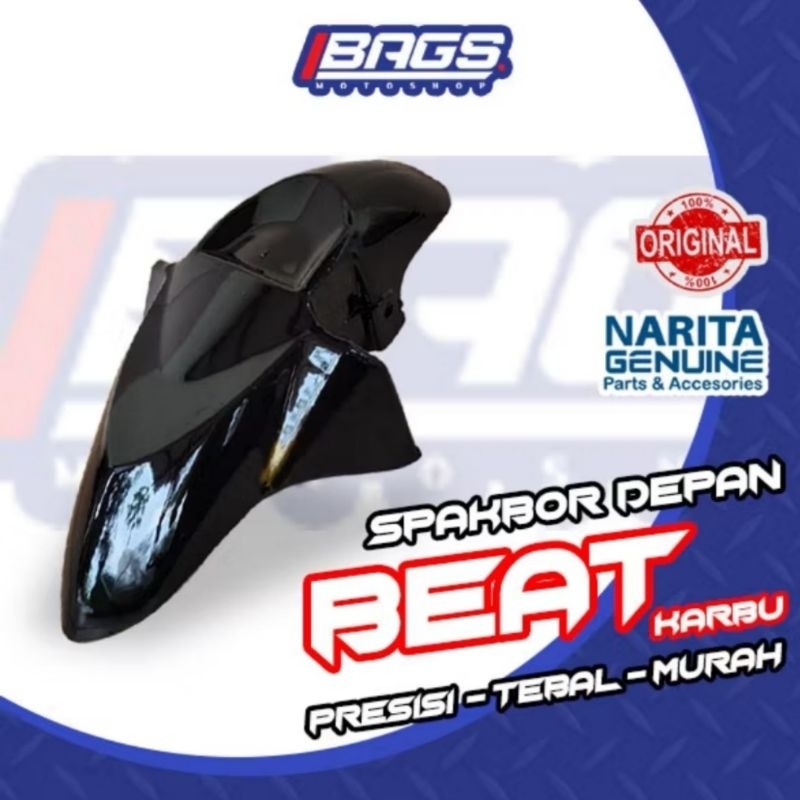 บังโคลนหน้า Old Beat Beat คาร์บูเรเตอร์ Black NARITA บังโคลนหน้า Old Beat Black NARITA