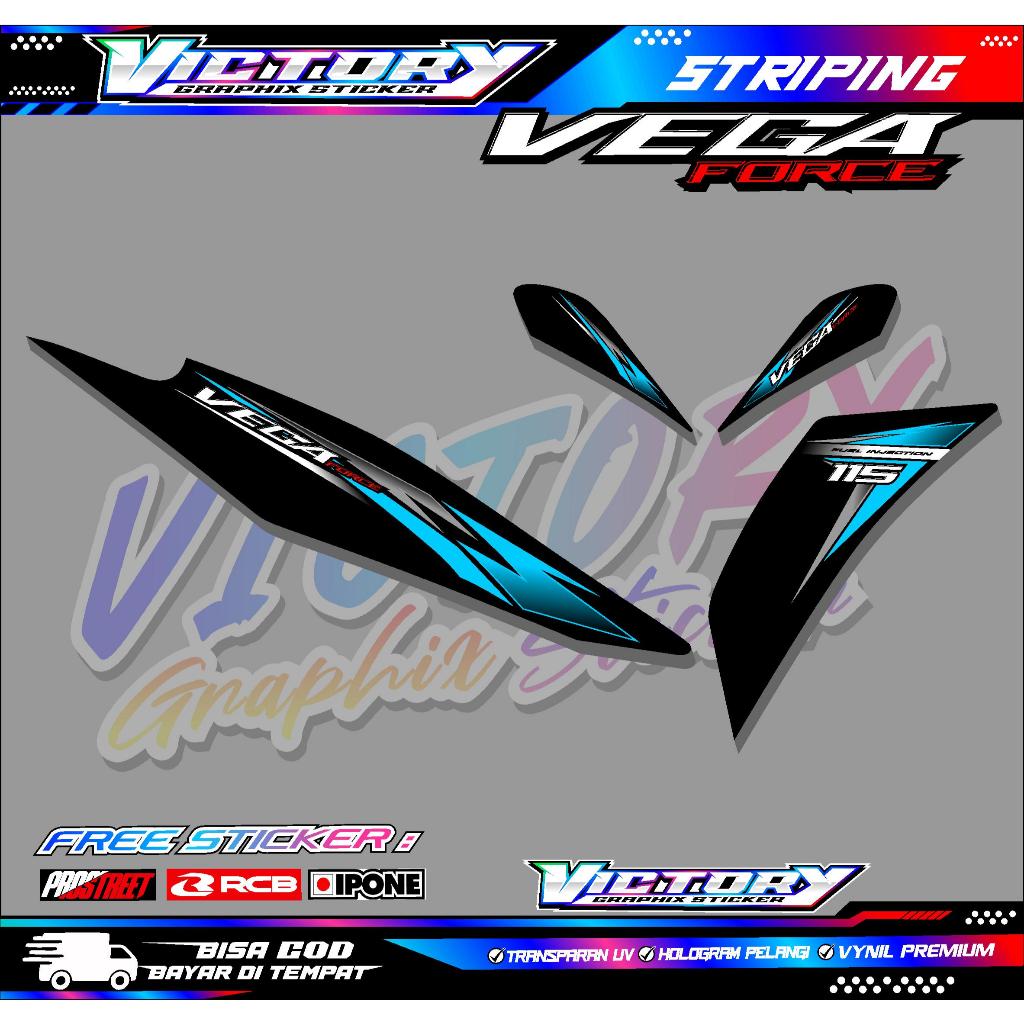 YAMAHA VEGA FORCE VARIATION STRIPING / YAMAHA VEGA FORCE MOTORCYCLE STICKER LIST