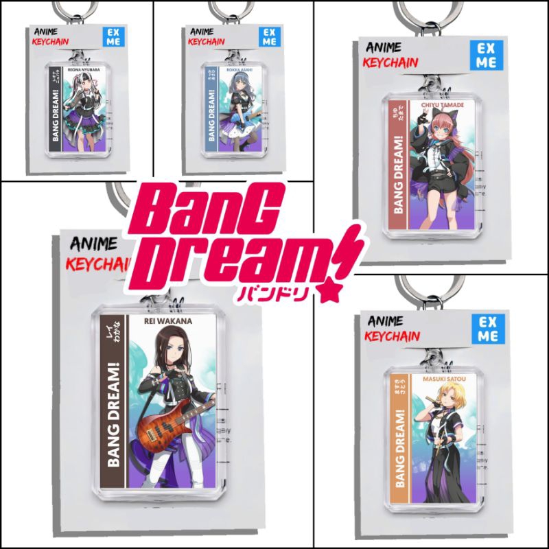 GANTUNGAN Bang Dream Raise a Suilen พวงกุญแจ - พวงกุญแจ Bang Dream! Raise a Suilen - พวงกุญแจ Anime 