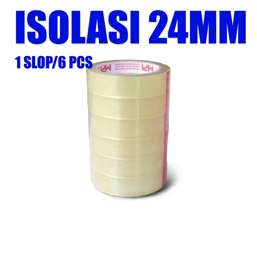 ATMS-SELL 1 SLOP/6 PCS ฉนวนเทปท่อ ขนาด กว้าง 24 มม. x ยาว 72 เมตร