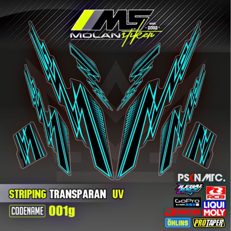 Decal สติกเกอร์ Striping Variation โปร่งใส Uv Uwinfly T3 Pro T3s Pro T5 Pro T85 T90 N9 Pro D75 D60 D