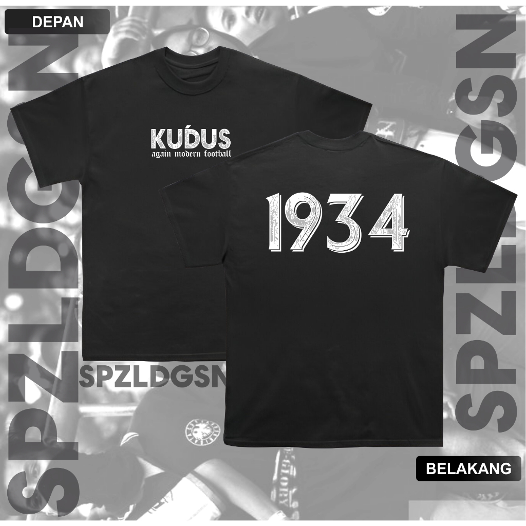 เสื้อยืด KATUN Kudus Supporter Kudus Again Modern Football cotton knitto