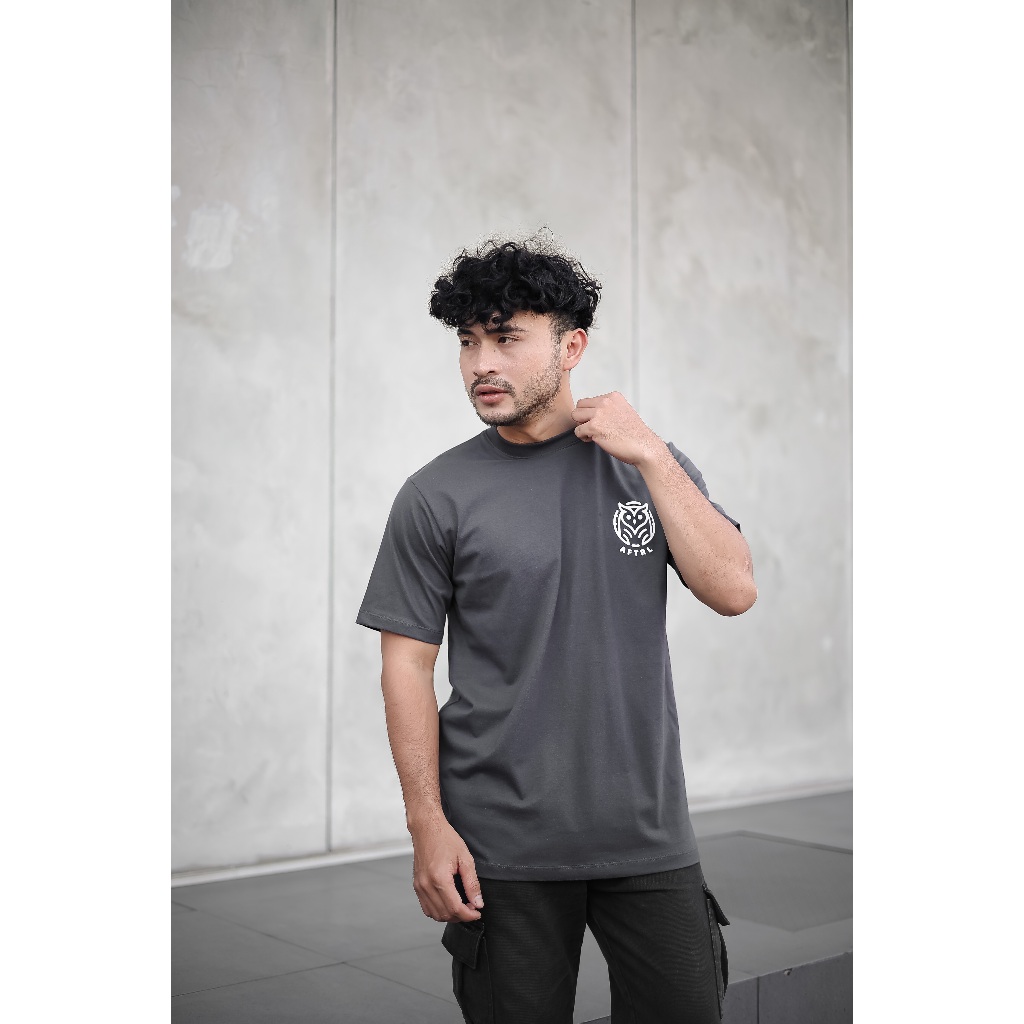 AFTERLIFE - เสื้อยืด Moonlite - สีเทาเข้ม