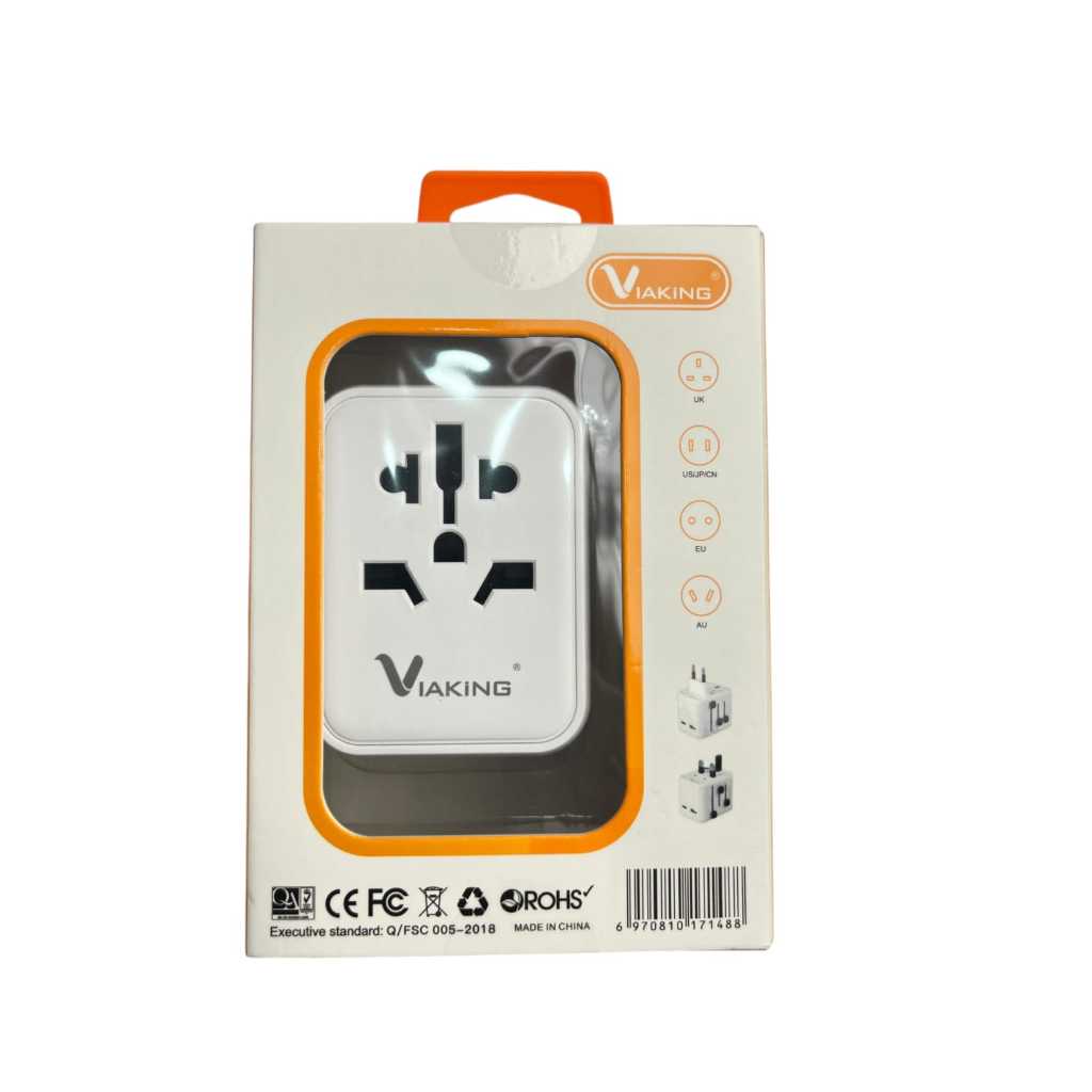 MARKETHUB Universal Travel Plug Adapter International Worldwide Multi Adapter UK/US/JPN/CN/AU/EU 12W