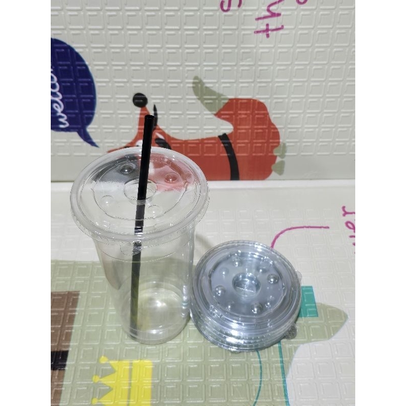 ถ้วยพลาสติกอเนกประสงค์แบบใส 12OZ, 14OZ, 16OZ, 18OZ, 22OZ @50PCS