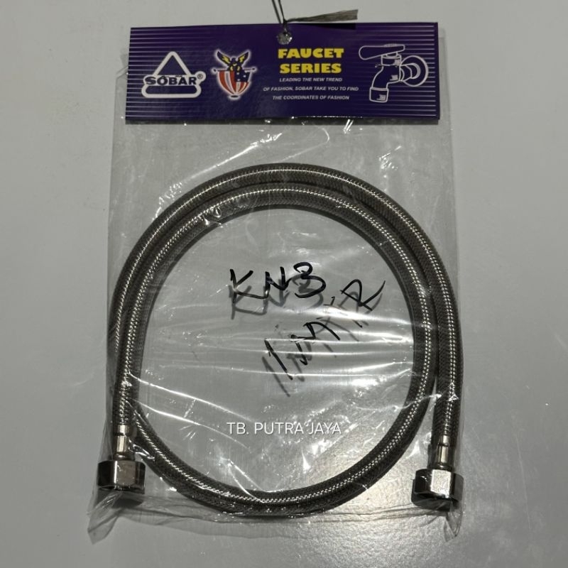 1 M สายฝักบัวร้อนและเย็น Saturn Satinless ยืดหยุ่น SOBAR สายฝักบัวคุณภาพ