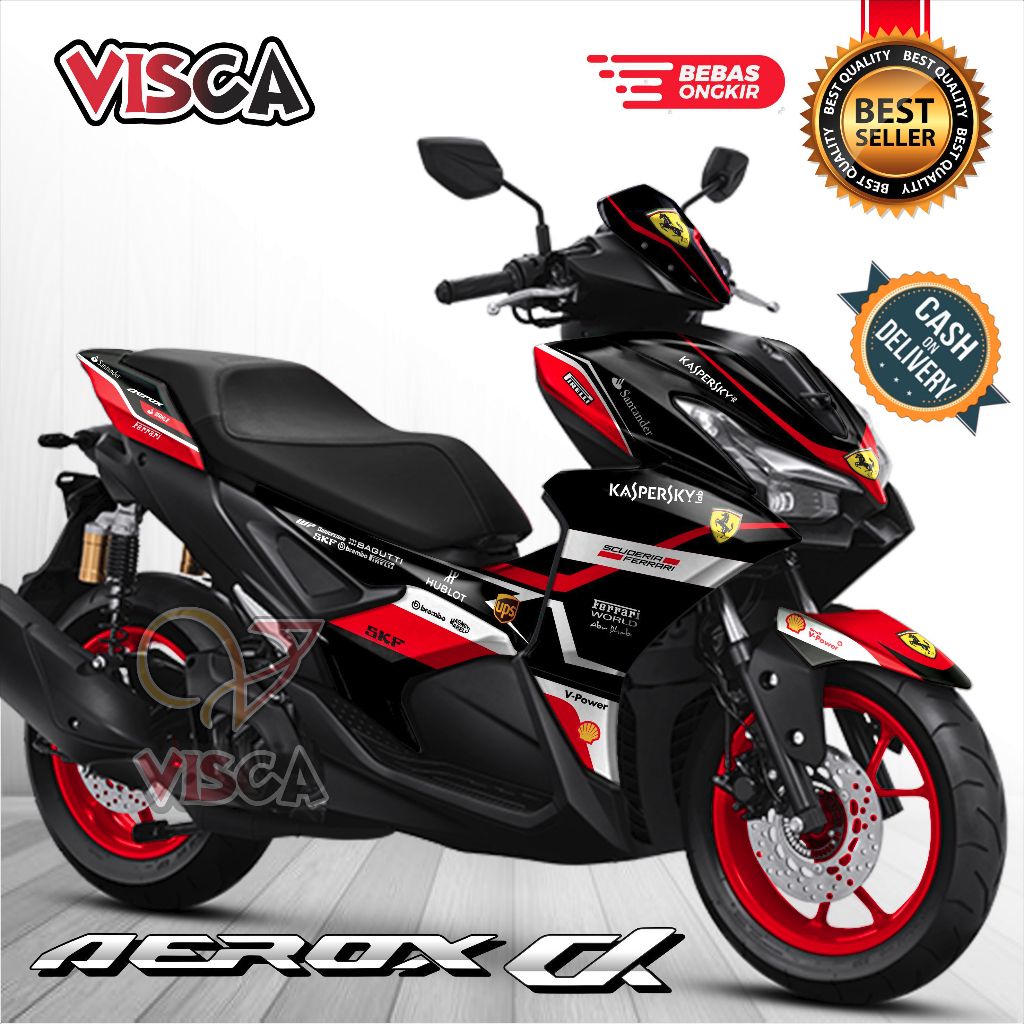 รูปลอก Aerox Alpha Full Body สติกเกอร์ Aerox CX 2025 Cool Striping Aerox Alpha Cx 2025 รูปลอก Variat