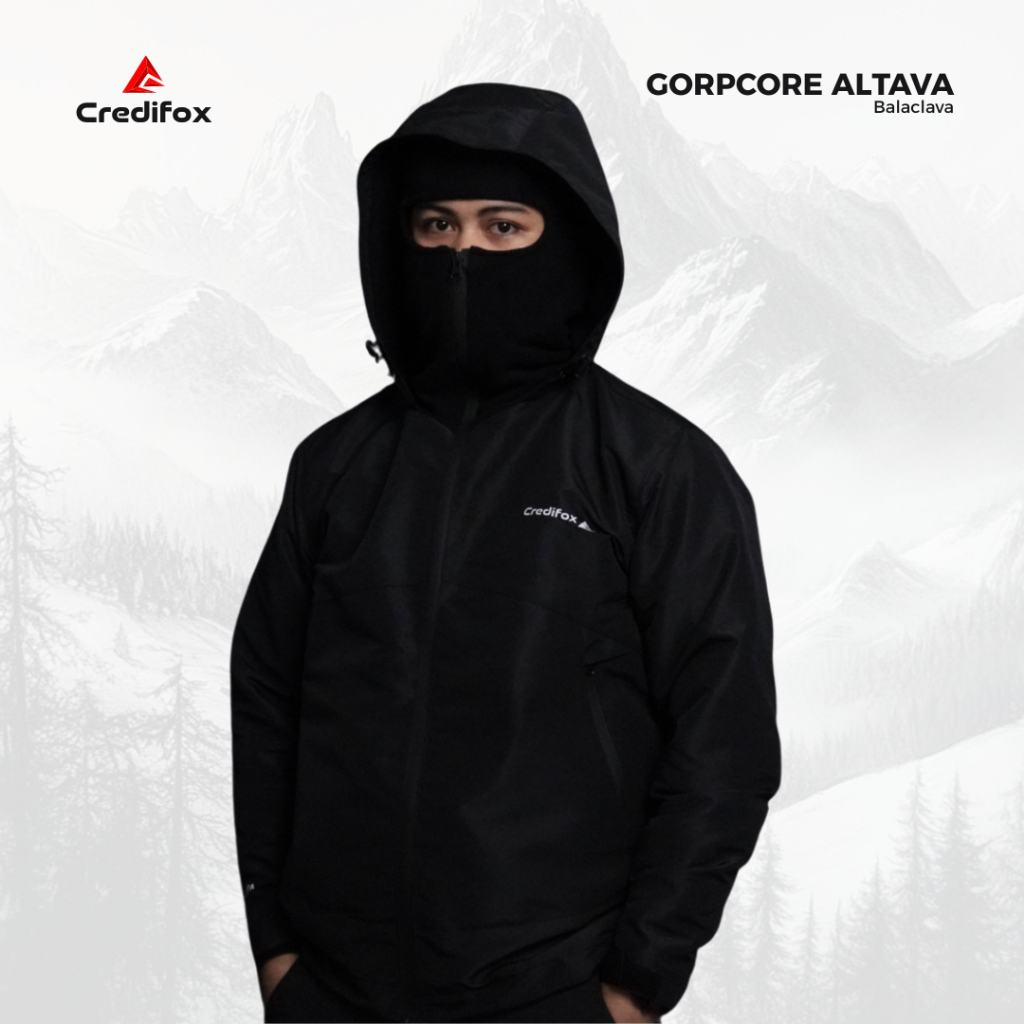 CREDIFOX ALTAVA Series Gorpcore Balaclava Mountain Jacket - เสื้อแจ็คเก็ต Gorpcore กันน้ํา - เสื้อแจ