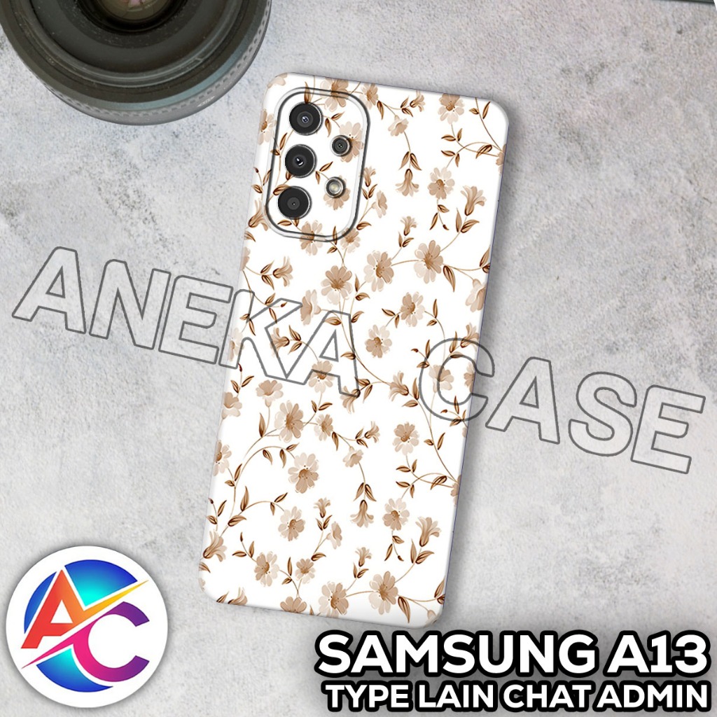 AC47/เคส Samsung A13/FLOWER Motif/เคส Samsung A13/เคส Samsung A13/ซิลิโคน Samsung A13