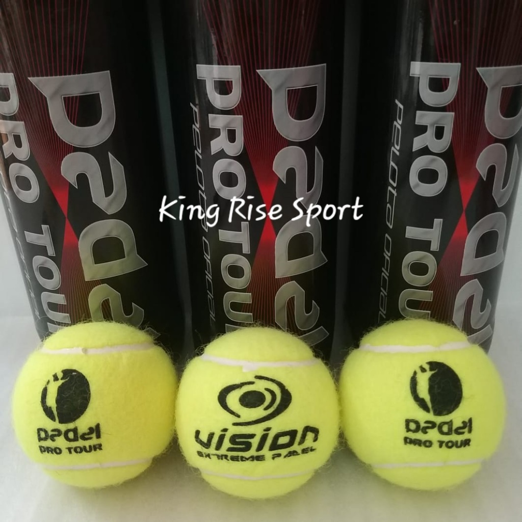 Vision Padel Balls/ Padel Pro Tour Balls แพ็ค 3 ชิ้น - ต้นฉบับ