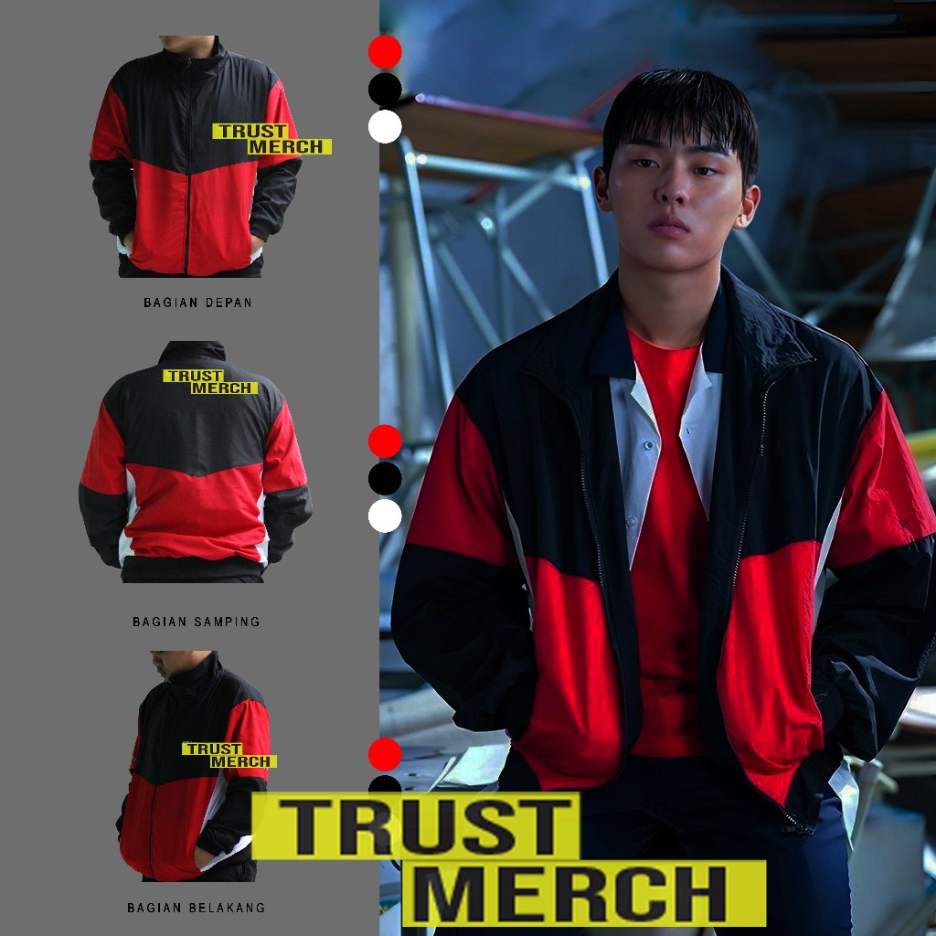 เสื้อแจ็คเก็ต Parka Weak Hero Ahn Suho Ahn su-ho เครื่องแต่งกาย Unisex แบรนด์ปลอมแต่คอสเพลย์ Drakor