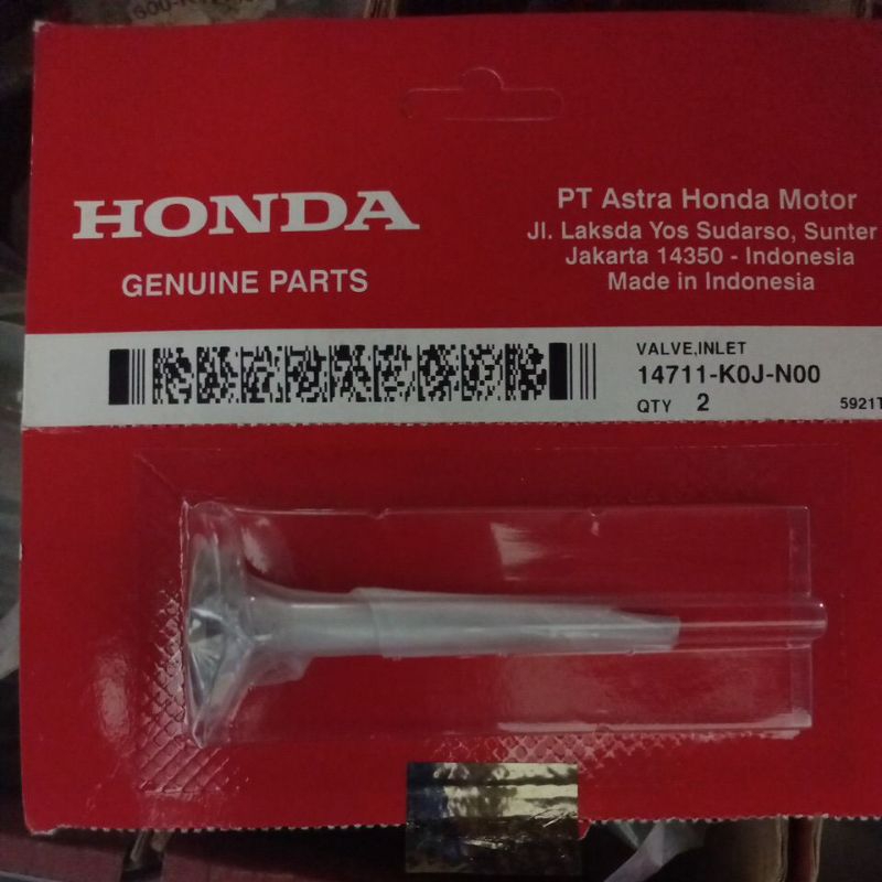 14711K0JN00 – INLET VALVE, INLET VALVE, IN GENIO VALVE ORIGINAL AHM