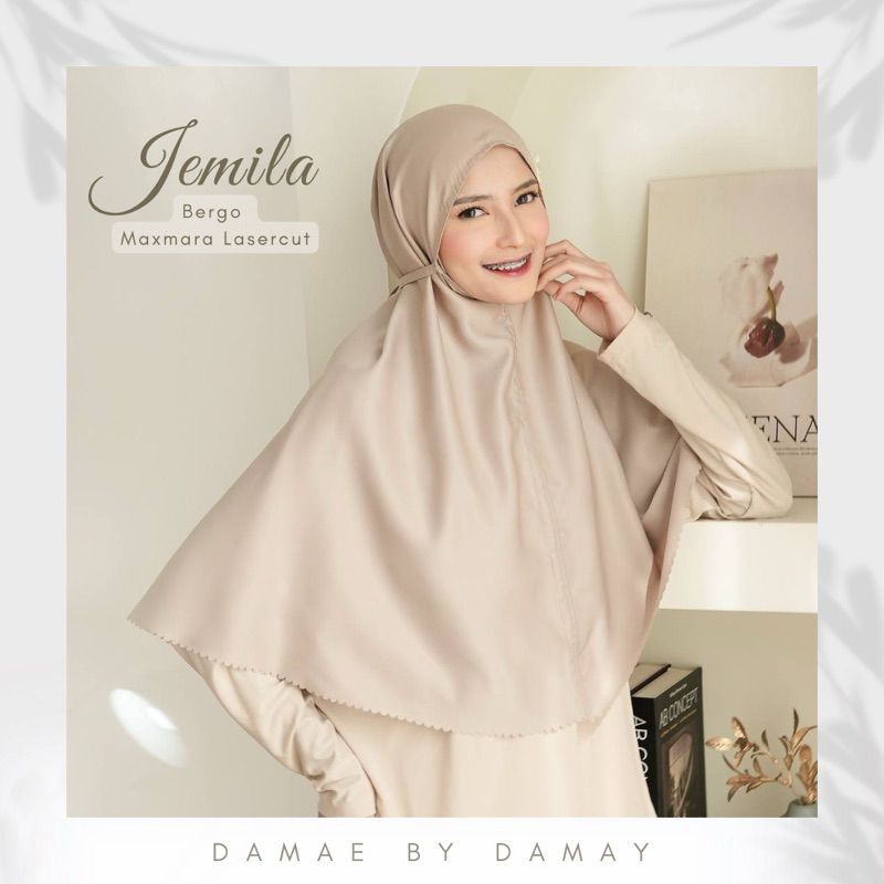 Jemila Bergo/Maxmara Bergo/Dry Maxmara Hijab/Lasercut Maxmara Bergo/Maxmara Plain Bergo