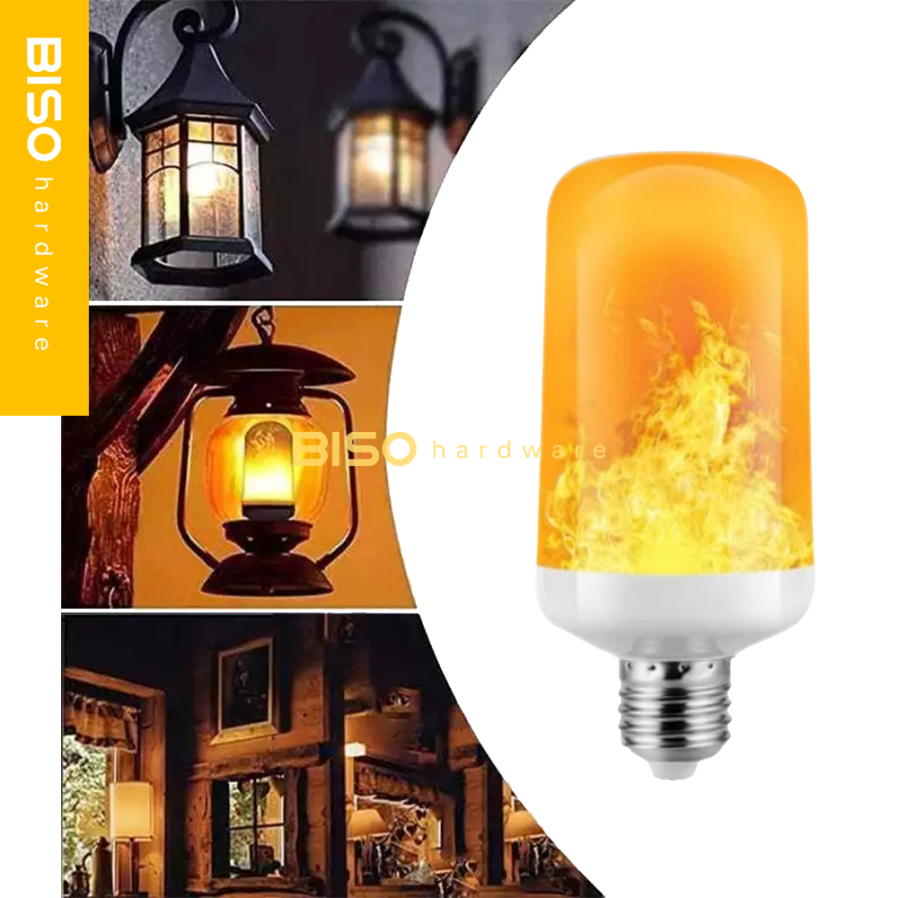 เปลวไฟโคมไฟไฟฉาย LED หลอดไฟเปลวไฟ LED โคมไฟไฟ 10 วัตต์โคมไฟสวน E27 10W