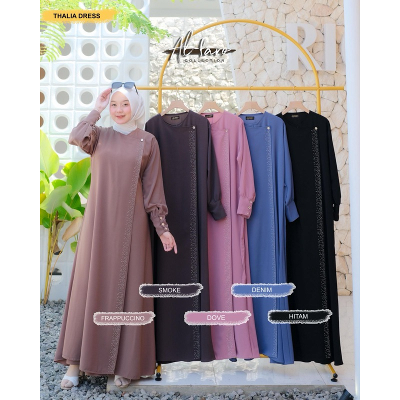 REGINA THALIA DRESS BY ALFARO MATT TWISSONE BUSUI FRIENDLY LATEST ชุดสตรี LUXURY ชุดสําหรับ HIJAB สไ